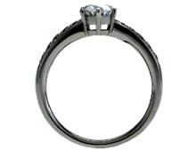 Pt900 ダイヤモンド婚約指輪 デザインNo.B0639、画像2