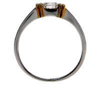 Pt900 ダイヤモンド婚約指輪 デザインNo.C0681、画像2