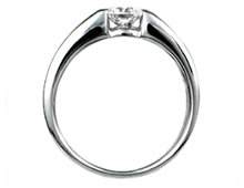 Pt900 ダイヤモンド婚約指輪 デザインNo.C2361、画像2