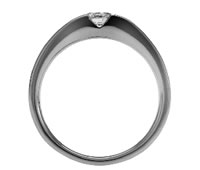 Pt900 ダイヤモンド婚約指輪 デザインNo.C2466、画像2