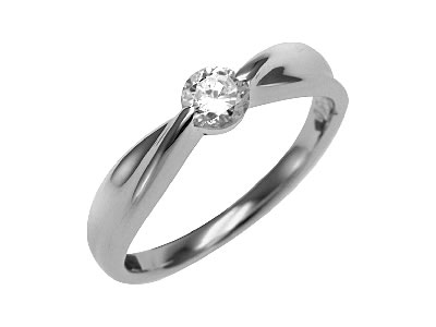 Pt900 ダイヤモンド婚約指輪 デザインNo.C2530、画像1
