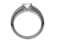 Pt900 ダイヤモンド婚約指輪 デザインNo.C2878、画像2