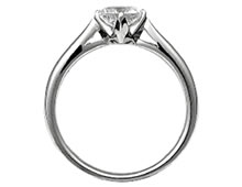 Pt900 ダイヤモンド婚約指輪 デザインNo.C3241、画像2