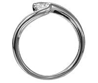 Pt900 ダイヤモンド婚約指輪 デザインNo.C3499、画像2
