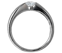 Pt900 ダイヤモンド婚約指輪 デザインNo.C3724、画像2