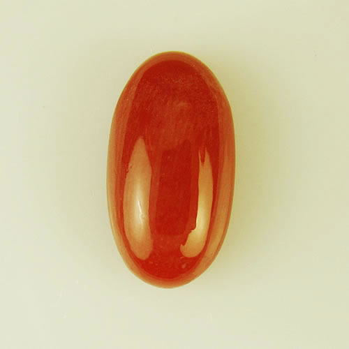 血赤珊瑚　11×6mm　小判 　ジュエリールース bd675