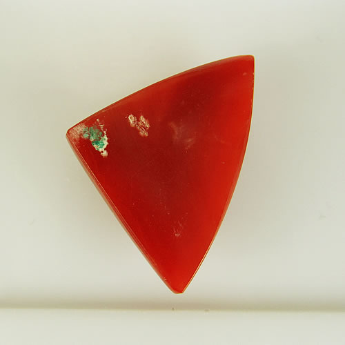 血赤珊瑚　18×13mm　三角　ジュエリールース bd790 画像