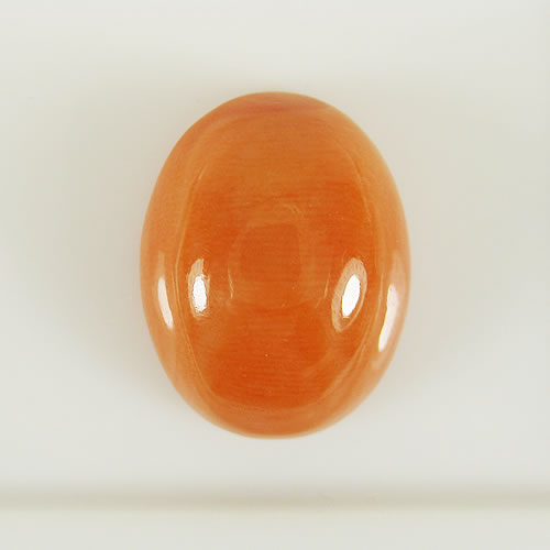 桃珊瑚　17×13mm　小判　ジュエリールース cd189