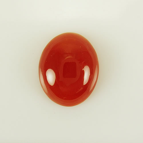 血赤珊瑚　11×9mm　小判 　ジュエリールース cd203