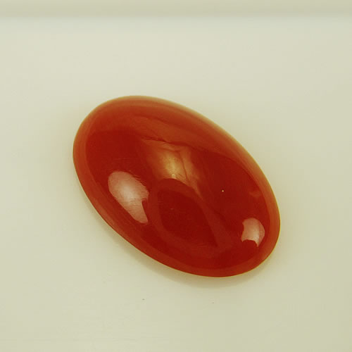 血赤珊瑚　13×9mm　小判　ジュエリールース cd271 画像