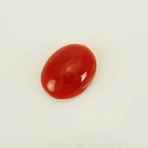 血赤珊瑚　9×7mm　小判 　ジュエリールース cd341 画像
