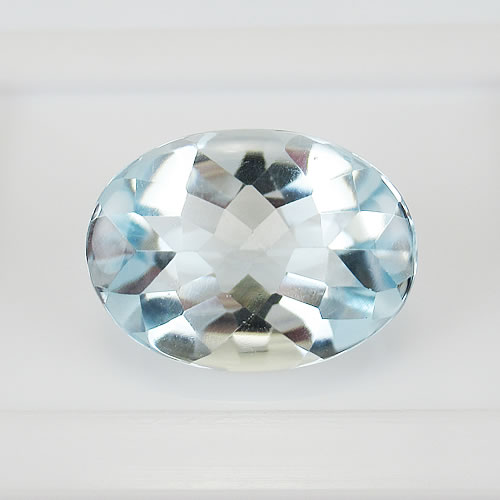 ブルートパーズ　13.61ct 　バフトップ　ジュエリールース cd739
