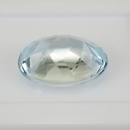 ブルートパーズ　13.61ct 　バフトップ　ジュエリールース cd739 画像