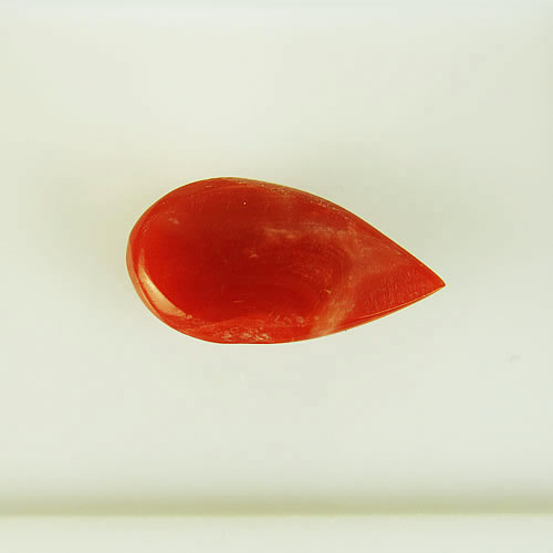 血赤珊瑚　14×7mm　PS　ジュエリールース cd755 画像