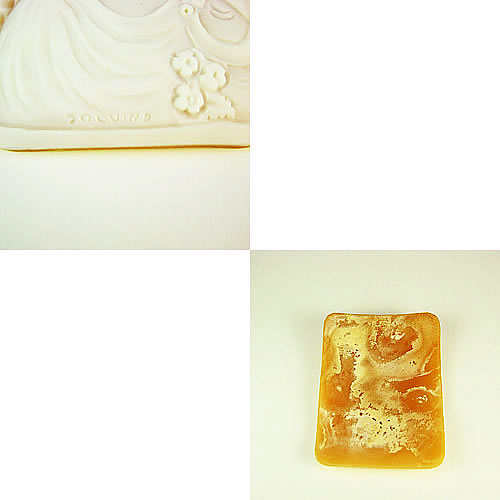 シェルカメオ 手彫り　 50×38mm 　ジュエリールース cd835 画像