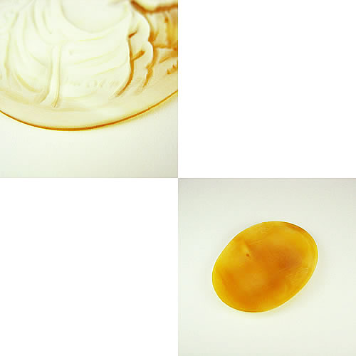 シェルカメオ 手彫り 55×41mm ジュエリールース cd838 画像