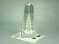 水晶　五重の塔