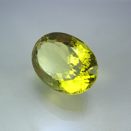 超大粒レモンクオーツ 137.7ct オーバル ジュエリー ルースda201a