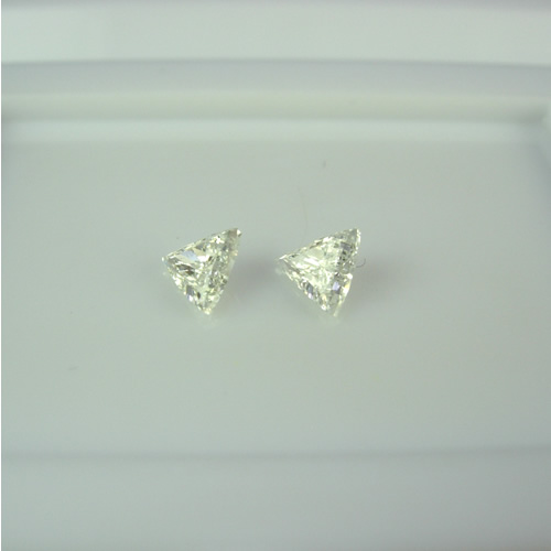 ダイヤ　トリリアント　0.39ct　ペア ジュエリールース da217 画像