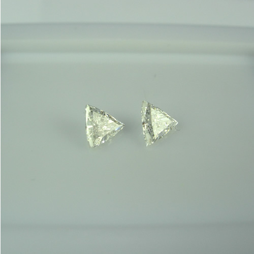 ダイヤ　トリリアント　0.39ct　ペア ジュエリールース da217 画像