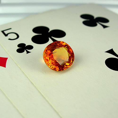 ゴールデンサファイア　3.85ct ジュエリールース da342 画像