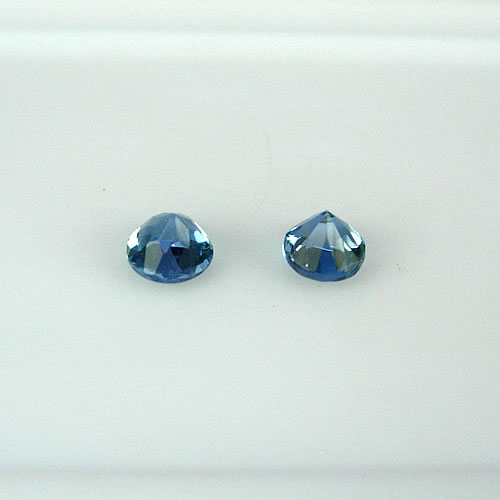 アクアマリン 3mmペア 　ジュエリー　ルース da839 画像