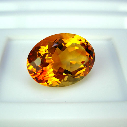 シトリントパーズ　13.51ct ジュエリー　ルース dc791 画像