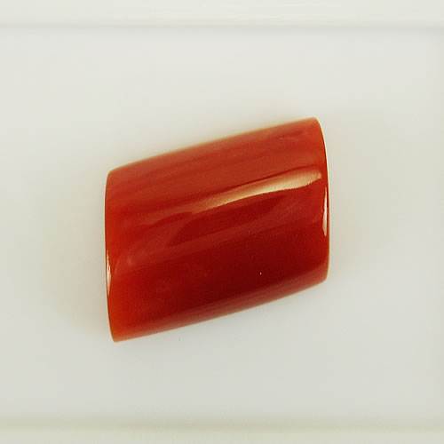 血赤珊瑚　14×11mm　変形カット ジュエリールース dc923 画像