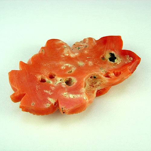 本珊瑚　薔薇極上細工彫　11.6g　ジュエリールース dc989 画像