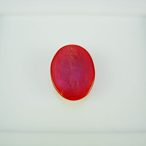 血赤珊瑚　11×8mm　小判 ジュエリールース de759 画像