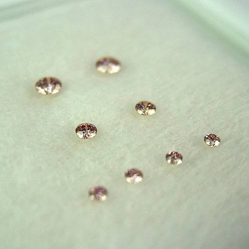 ピンクダイヤモンド　8ps　0.20ct　ジュエリールース de806 画像
