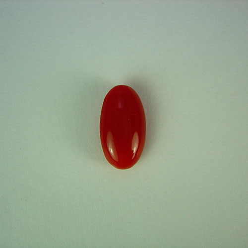 血赤珊瑚　13×7mm　小判  ジュエリールース de950