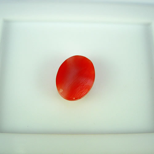 赤珊瑚　10×8mm　小判　ジュエリールース df261 画像