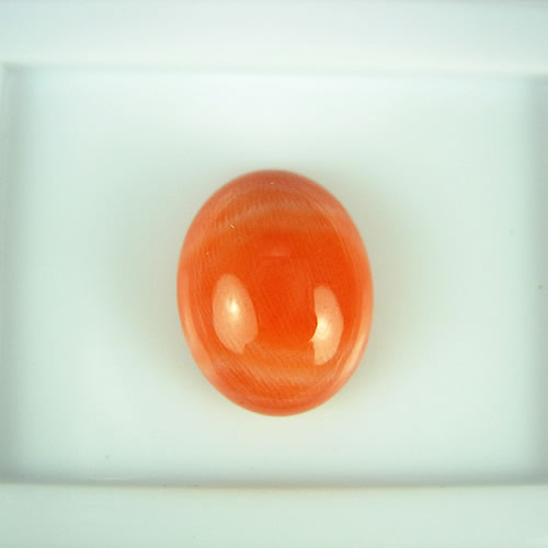 桃珊瑚　15×12mm　小判　ジュエリールース df262