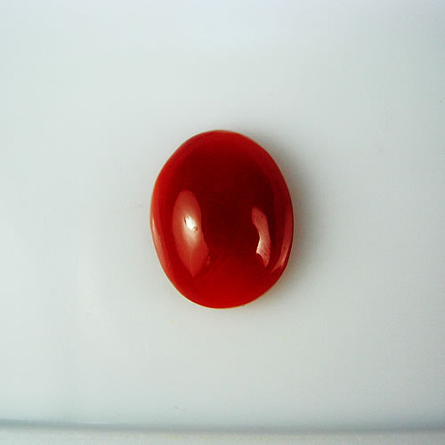 血赤珊瑚　10×8mm　小判　ジュエリールース df870