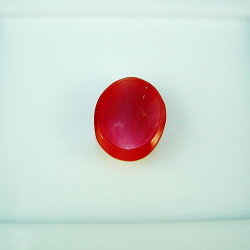 血赤珊瑚　10×8mm　小判　ジュエリールース df870 画像