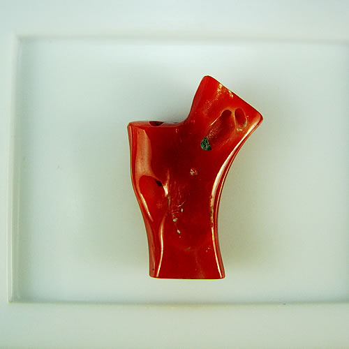 血赤珊瑚　枝　18×12mm　ジュエリールース df914 画像