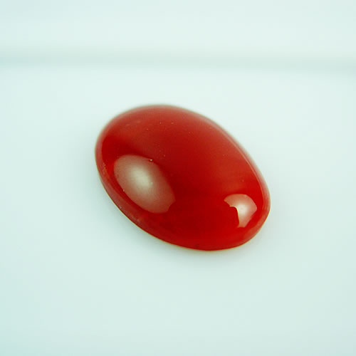 血赤珊瑚　14×10mm　小判 ジュエリールース dg138 画像