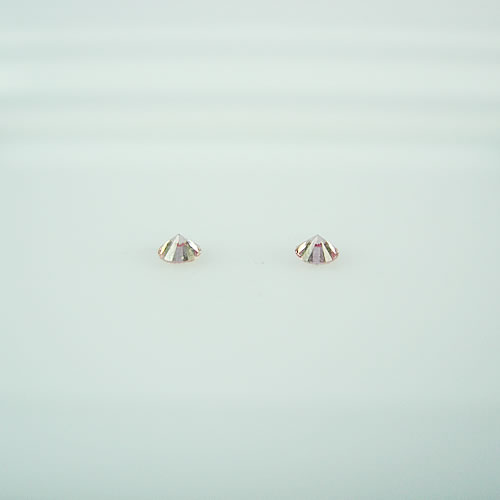 ナチュラルピンク ダイヤモンド　0.03ct ×2　ジュエリールース dg260 画像