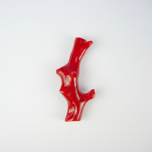 血赤珊瑚 枝 31×15mm ジュエリールース dg978