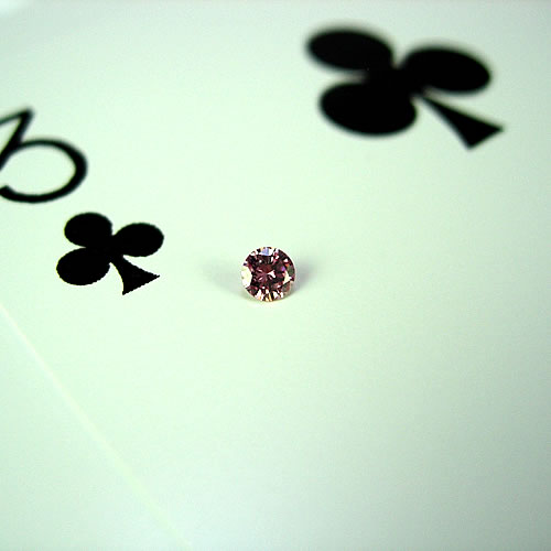 ナチュラルピンク ダイヤモンド　0.056ct 　ジュエリールース ds144 画像