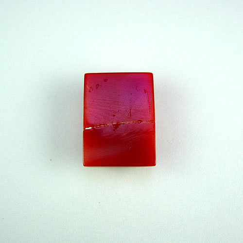 血赤珊瑚　16×12mm　変形カット ジュエリールース dt517 画像