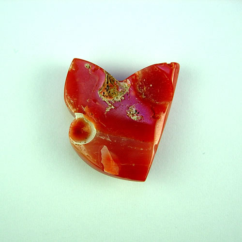 血赤珊瑚　23×19mm　変形カット ジュエリールース dt521 画像