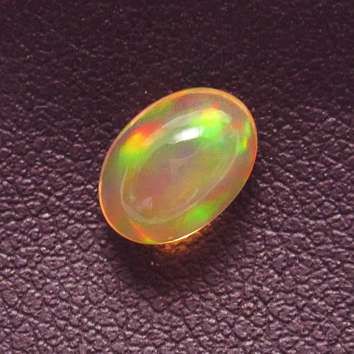 メキシコオパール　1.41ct　オレンジ赤斑　ジュエリールース ed305 画像