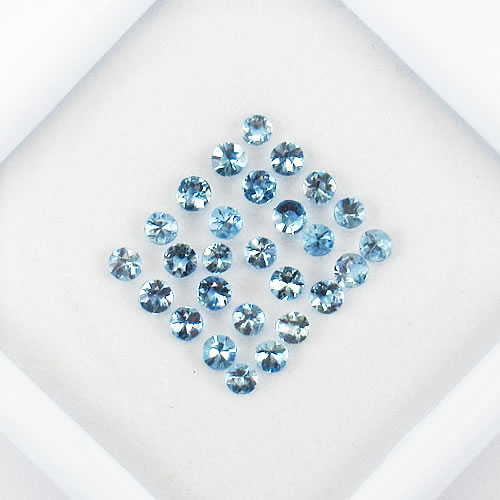 アクアマリン　1.00ct　2.1～2.3mm　ジュエリールース ed566 画像