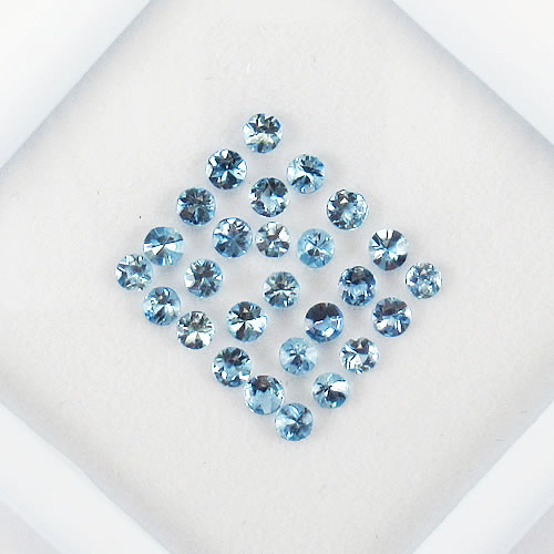 アクアマリン　1.00ct　2.1～2.3mm　ジュエリールース ed566 画像