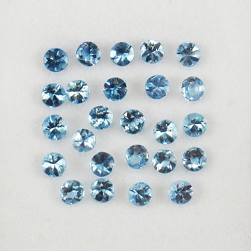 アクアマリン　1.10ct　2.3～2.4mm　ジュエリールース ed567