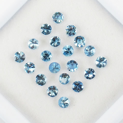 アクアマリン　1.29ct　2.7～2.8mm　ジュエリールース ed570 画像