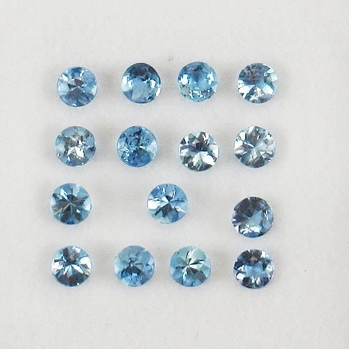 アクアマリン　1.11ct　2.8～2.9mm　ジュエリールース ed571 画像