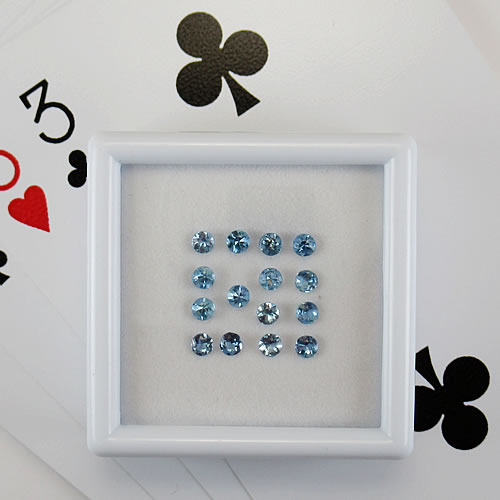 アクアマリン　1.11ct　2.8～2.9mm　ジュエリールース ed571 画像